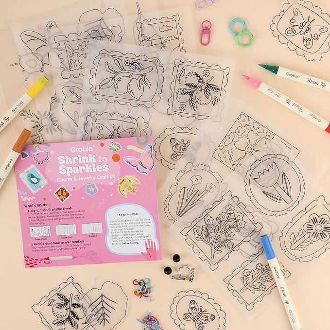 DIY Shrink To Sparkle Stickers😍