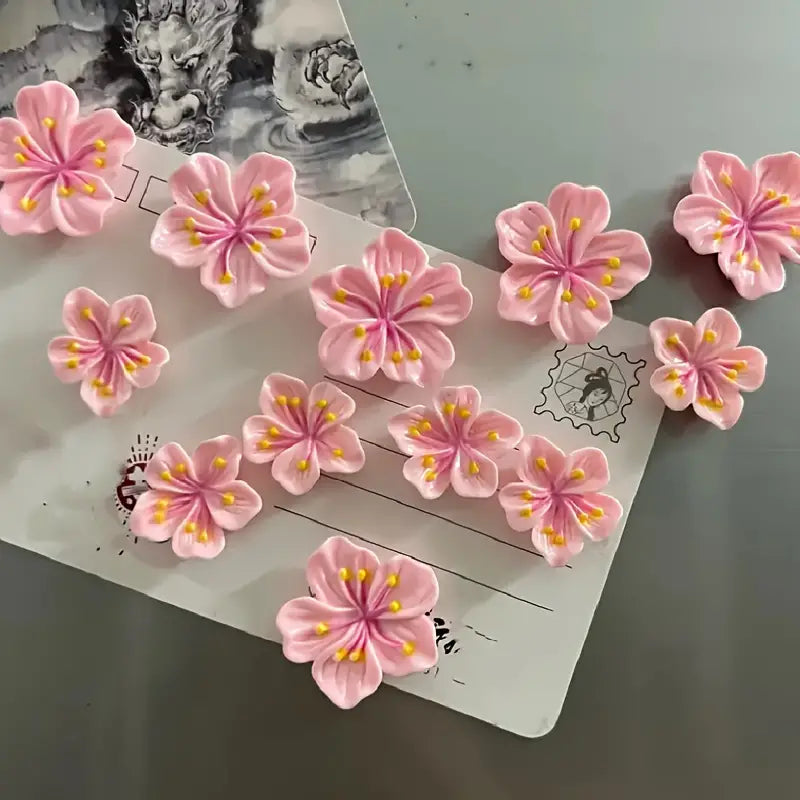 Cherry Blossom Decor Magnets
