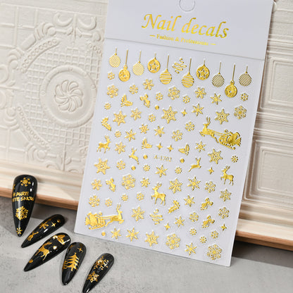 Festive Nail Art Stickers