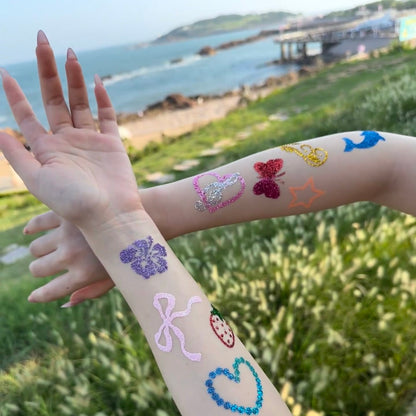 Glitter Tattoo Stickers