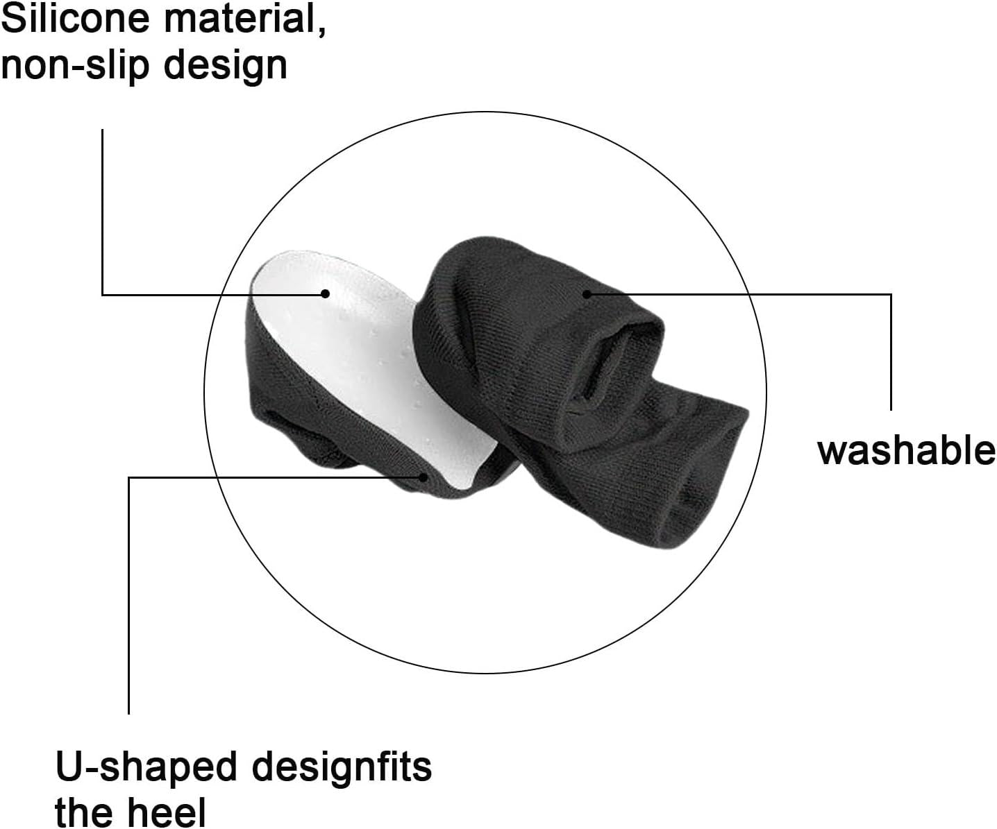 Invisible Height Increase Insoles for Men & Women