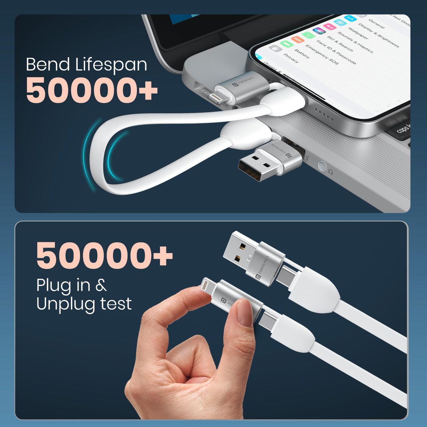 4 in 1 Cable Keychain
