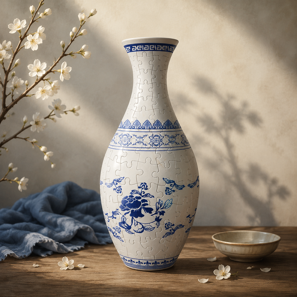 Elegant 3D Puzzle Vase
