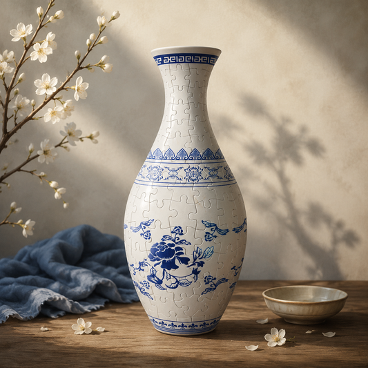 Elegant 3D Puzzle Vase