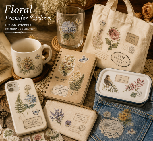 Floral Transfer Stickers