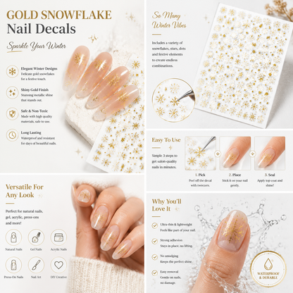 Festive Nail Art Stickers