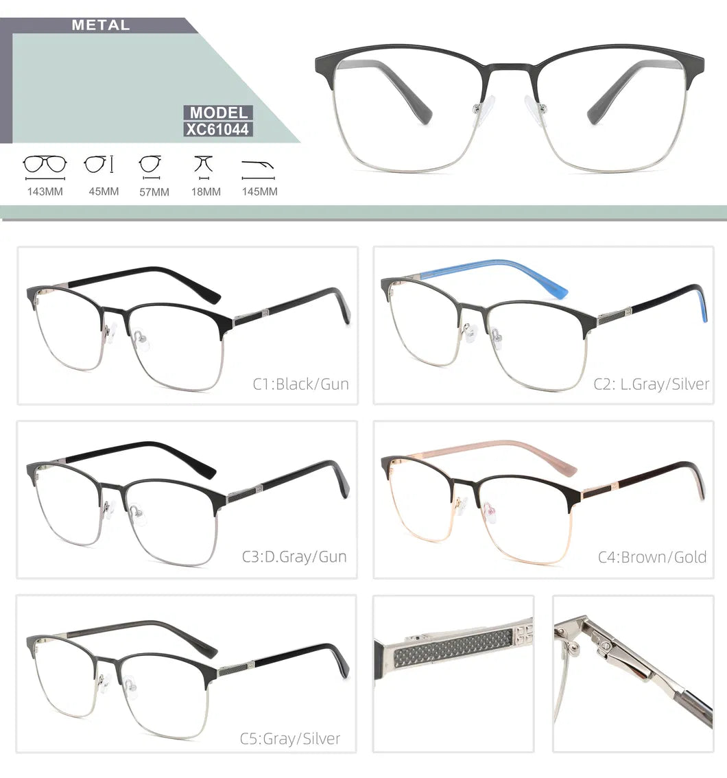 Fashion Design Eyebrow Metal Frame Optical Eyeglass Glasses