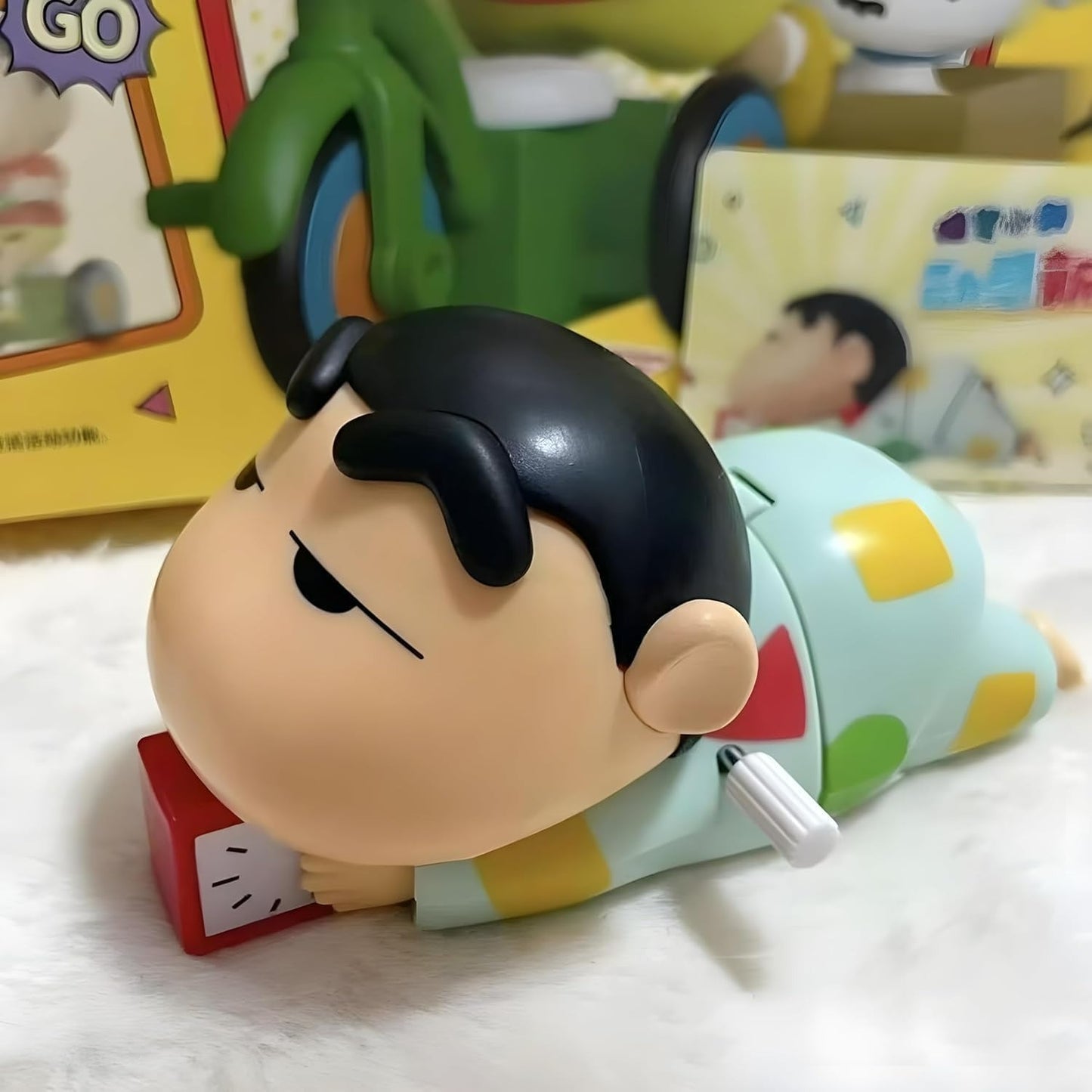 Trunkin Shin Chan Manual Clockwork Toy