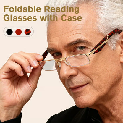 Foldable Anti-Blue Reading Glasses (With Free Case)