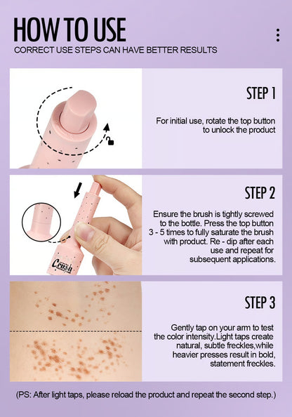 Natural-looking Faux Freckle Stamp