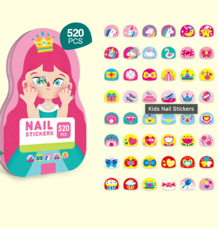 Re-Useable Kids Nail Stickers