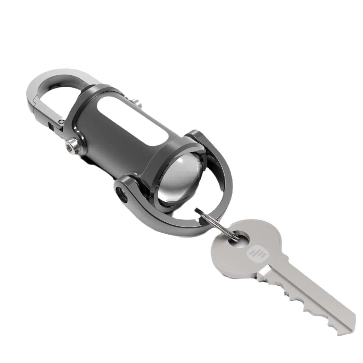 Rechargeable Keychain Light ( 5 Light Modes + Power Bank )